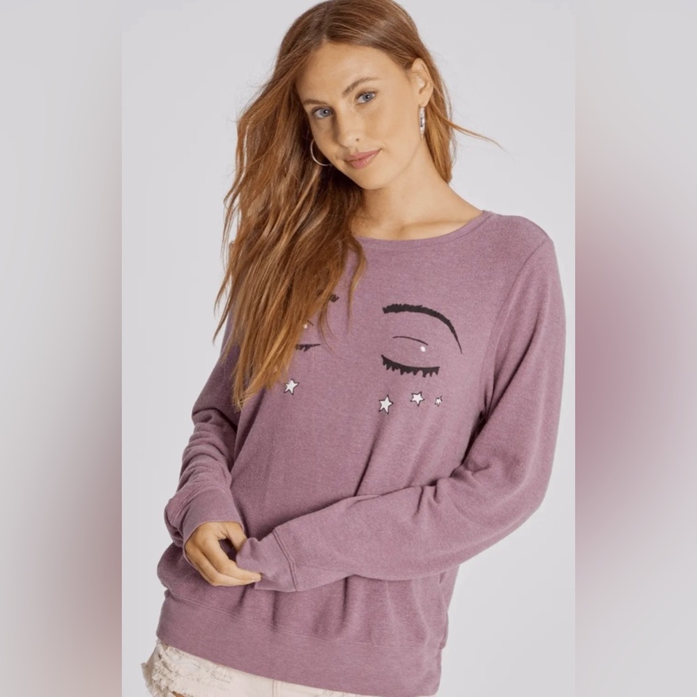 nwt Wildfox Sleeping Beauty Baggy Beach Jumper